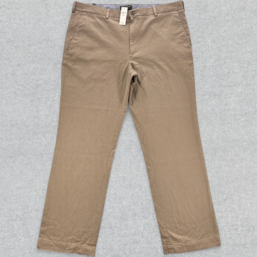 Banana Republic Aiden Fit Chino Pants Mens 38x32 Beige Slim Textured Cotton NEW